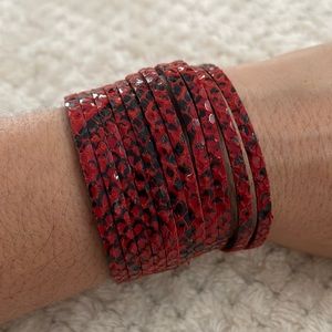 Leather bracelet